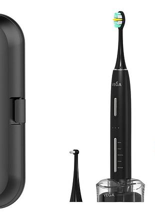 Звуковая зубная щетка vega pro vt-800 black гарантия 1 год