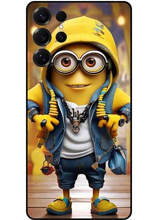 Силіконовий чохол бампер для samsung s25 ultra з малюнком міньйон боб minion