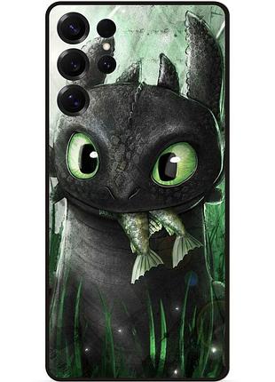 Силиконовый чехол для samsung s25 ultra с картинкой как приручить дракона dragon