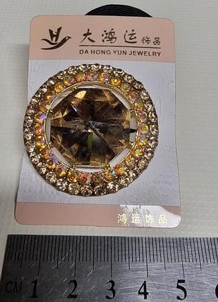​стильна прикраса для волосся з великим кристалом (da hong yun jewelry)