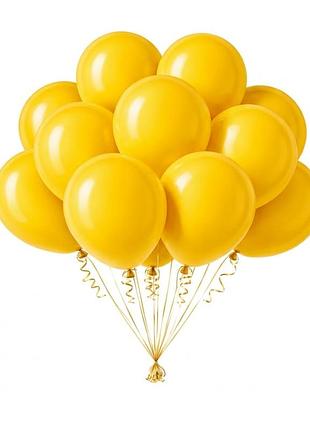 Надувные воздушные шары htop 100 шт party balloons 30см товары для оформления дня рождения праздничная атрибутика желтый