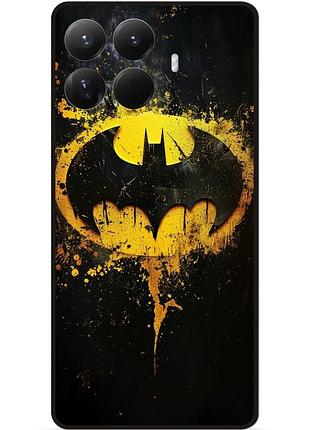 Чехол силиконовый бампер для xiaomi 15t pro с рисунком бэтмен dc batman