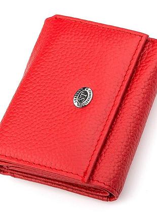 Гаманець st leather 18323 (st440) дуже зручний жіночий червоний
