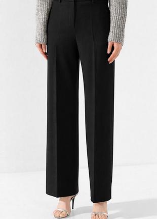 Фірмові вовняні брюки theory wide trousers sleek flannel