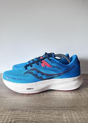 Кросівки чоловічі бігові saucony ride 15 — ocean / shadow, 44 розмір