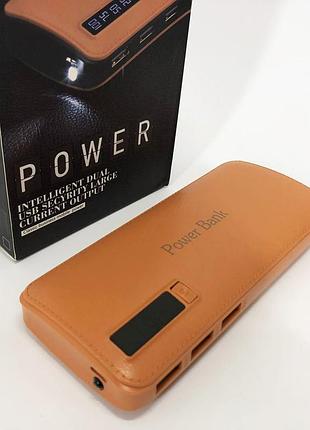 Портативное зарядное устройство павербанк 50000 mah 3хusb power bank smart tech. fp-953 цвет: бежевый