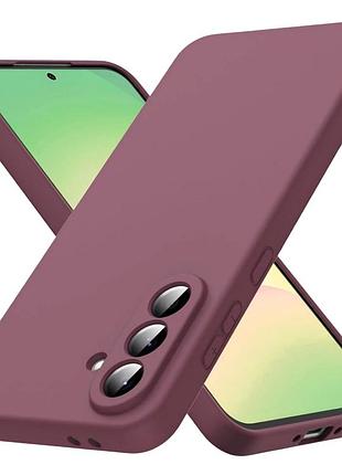 Чехол fiji full soft premium для samsung galaxy a57 5g (a576) противоударный бампер с микрофиброй bordo