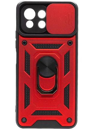 Чехол ummi camshield serge ring для xiaomi mi 11 lite красный / red