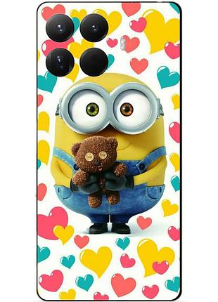 Силиконовый бампер чехол для xiaomi 15t pro с рисунком миньон боб minion
