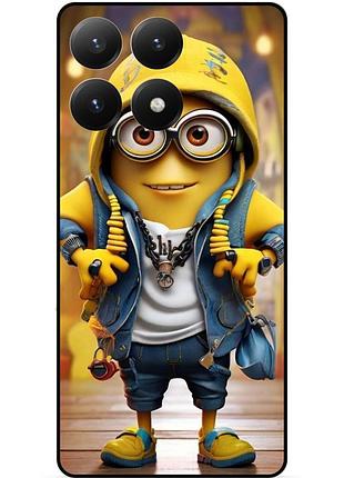 Чехол силиконовый бампер для xiaomi 15t с рисунком миньон боб minion