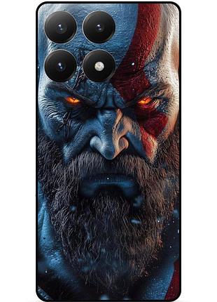 Чехол силиконовый бампер для xiaomi 15t с картинкой god of war кратос