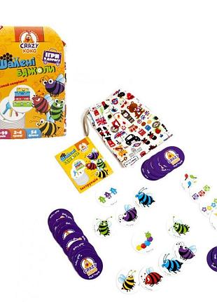 Vladi toys игра в мешочке сумасшедшие пчелы игра для детей от 6 лет компактная в дорогу