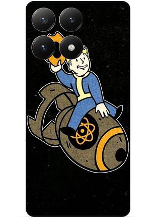 Силиконовый чехол для xiaomi 15t с рисунком fallout фоллаут