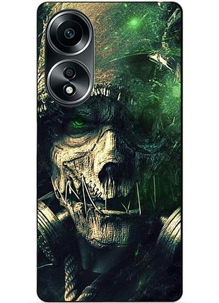 Силиконовый бампер чехол для oppo a58 с рисунком сталкер пугало бэтмен комикс джонатан крейн