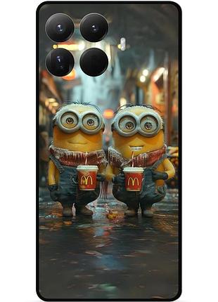 Силіконовий чохол бампер для xiaomi 15t pro з малюнком міньйони minion