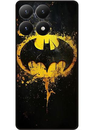 Чехол силиконовый бампер для xiaomi 15t с рисунком бэтмен dc batman