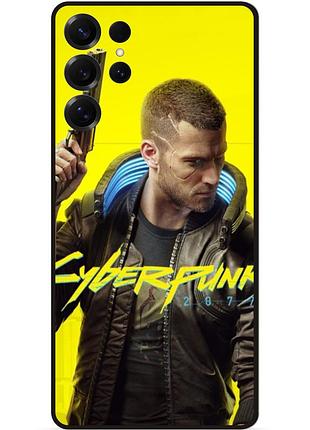 Чохол силіконовий для samsung s25 ultra з малюнком cyberpunk