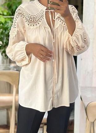 ✨элегантная блуза в стиле boho-chic от mango ✨46-48