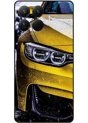 Чехол силиконовый бампер для xiaomi 15t pro с рисунком bmw бмв машина авто