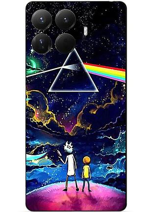 Силиконовый бампер чехол для xiaomi 15t pro с рисунком рик и морти rick and morty