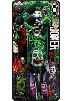 Чехол силиконовый бампер для xiaomi 15t pro с рисунком joker джокер харли квинн