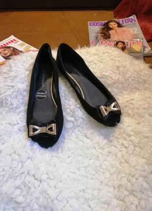 Балетки під замш, комфортні туфлі (размер37)/ atmosphere(primark)