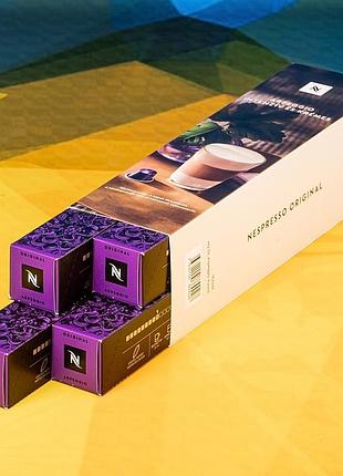 Набір капсульної кави nespresso original dark espresso selection (темне еспресо), швейцарія (40 капсул)