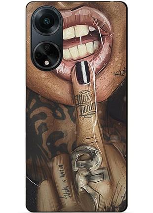 Силіконовий бампер чохол для oppo a98 з малюнком swag свог