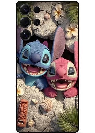 Силіконовий бампер чохол для samsung s24 ultra стіч stitch