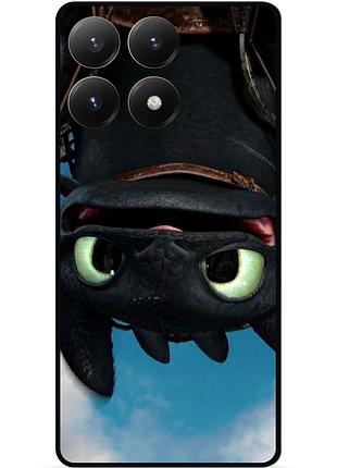Чехол силиконовый для xiaomi 15t с картинкой как приручить дракона dragon