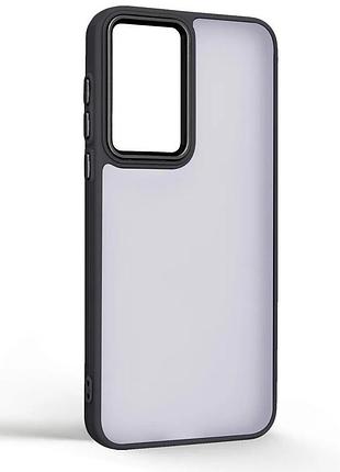 Чехол fiji lens для samsung galaxy a36 5g (a366) бампер матовый с защитой блока камер black