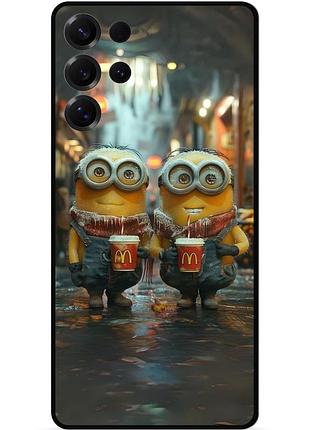 Силіконовий чохол бампер для samsung s25 ultra з малюнком міньйони minion