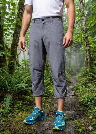Мужские треккинговые штаны, бриджи 3\4 mammut (m) быстросохнущая ткань.