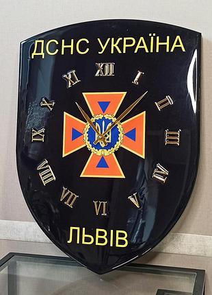 Часы настенные из эпоксидной смолы "шеврон" 100х75 см