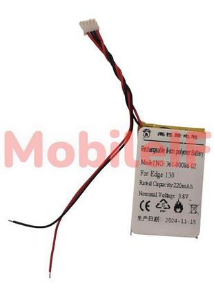 Акумулятор батарея garmin edge 130, 130 plus, 3la037240, 6es142148, 361-00086-02, 225mah