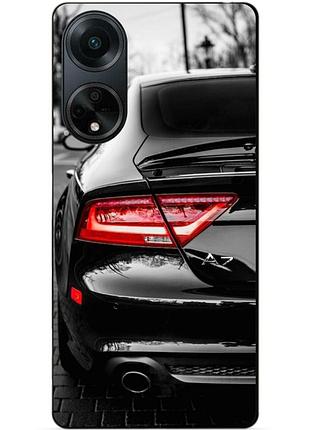 Силиконовый бампер чехол для oppo a98 с рисунком audi машина авто