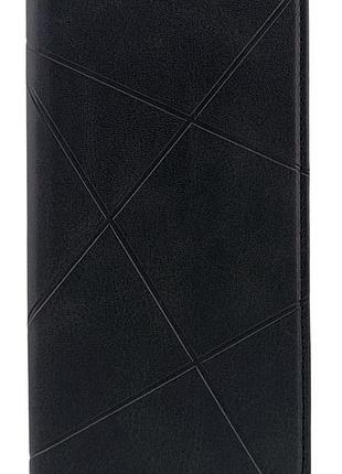 Чехол книжка business leather для samsung galaxy m15 5g / m156 на магните с подставкой черный