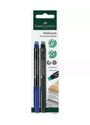 Універсальні перманентні маркери 2 шт multimark faber-castell