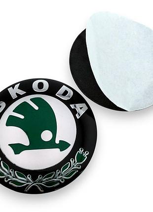 1 штука наклейк із логотипом skoda шокоду 56 мм алюмінієві 1 шт.