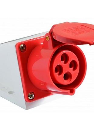 Гнездо стационарное гс 16a 3p+pe (114) 380v ip44 (18860) tm lumano