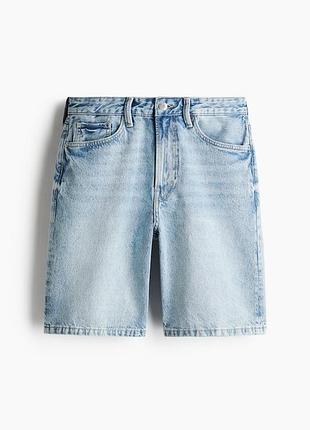 Стильные джинсовые бермуды h&amp;m для мальчика на 6-7роков