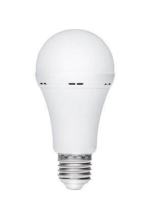 Led лампа fa-2920 с аккумулятором аварийная e27 20w/3w от акб (2шт*18650) до 4 часов 6800k