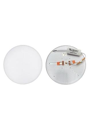 Панель led без рамок (рухомі кліпси) 12w 4000k коло d 100 мм lumano