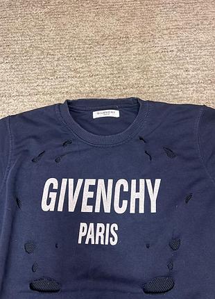 Світшот givenchy paris m distressed 2