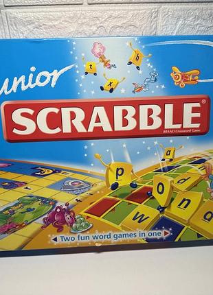 Настільна гра скреббл (scrabble)для дітей ( англійською)