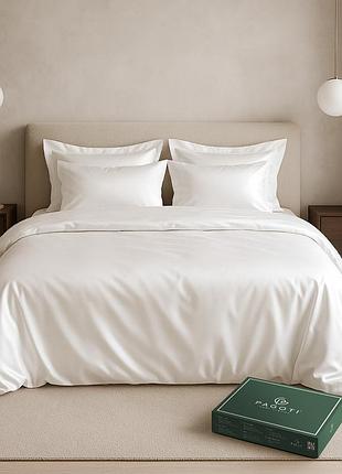 Комплект постельного белья лиоцелл pagoti aura белый (king size / 4×70×70 см)