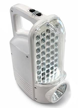 Фонарь светодиодный lumen led gl-5400 (1x40led) 5000mah 900lm белый