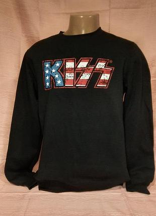 Мужской брендовые свитер kiss.