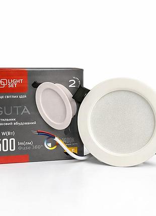 Светильник точечный врезной guta led 05r 5w 4500k d90мм light set белый