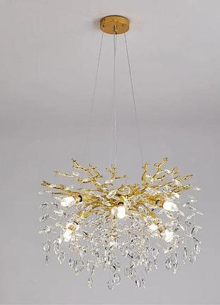 Светильник подвесной luminaria bella 8xe14 r600 gold